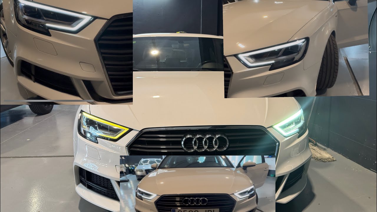 Led DRL fundida Audi a3 y como desmontar los faros