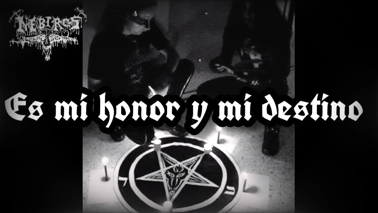 NEBIROS - Mandamiento de odio - Lyric video