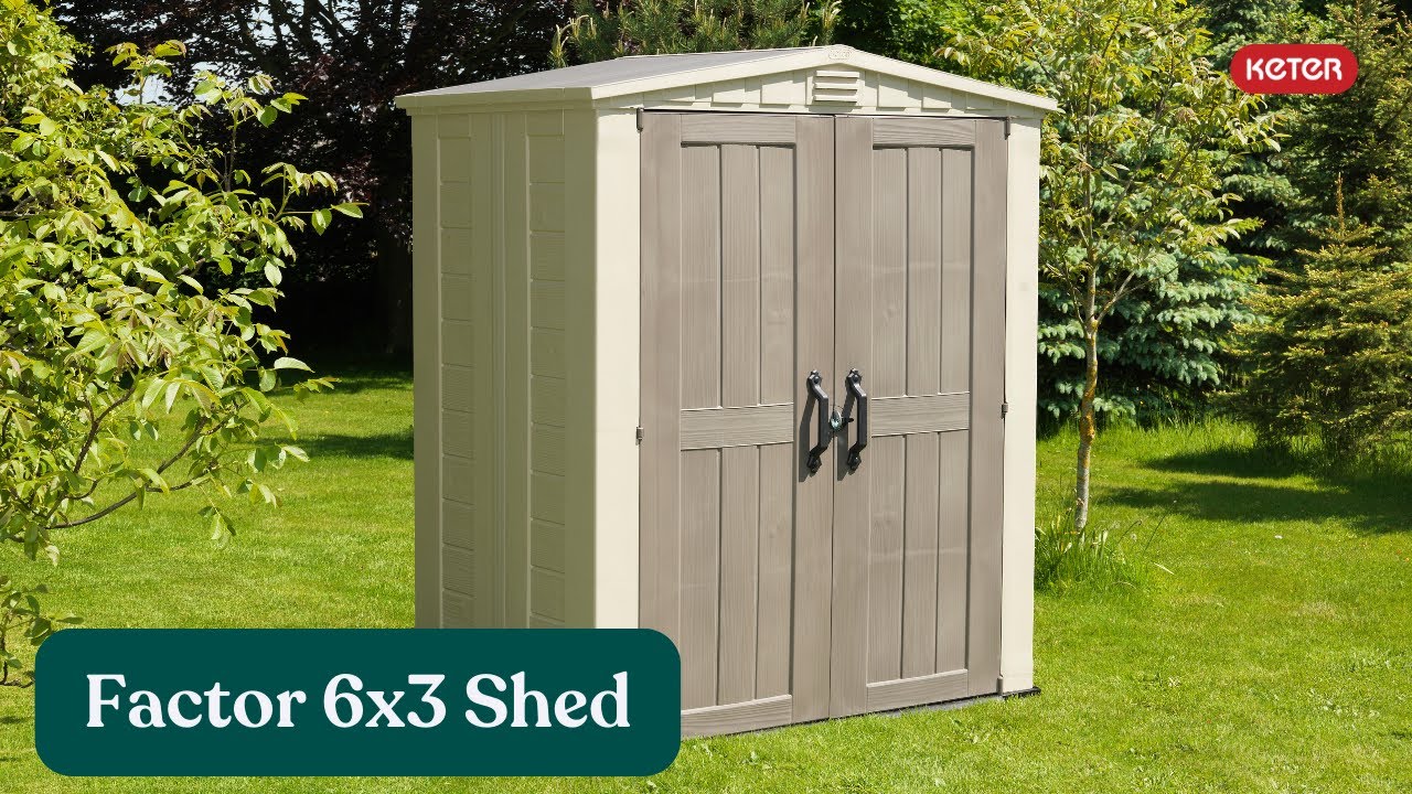 Factor 6x3 Resin Storage Shed - Keter