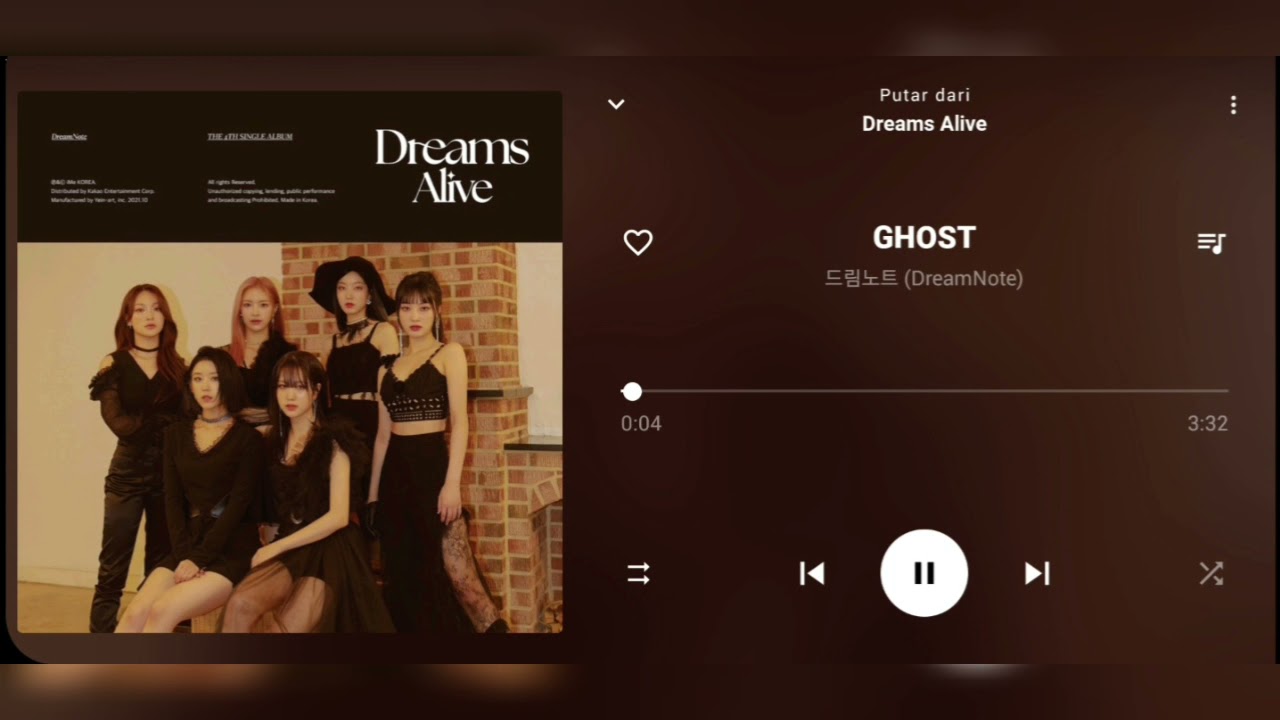 DreamNote (드림노트) - GHOST [Audio]