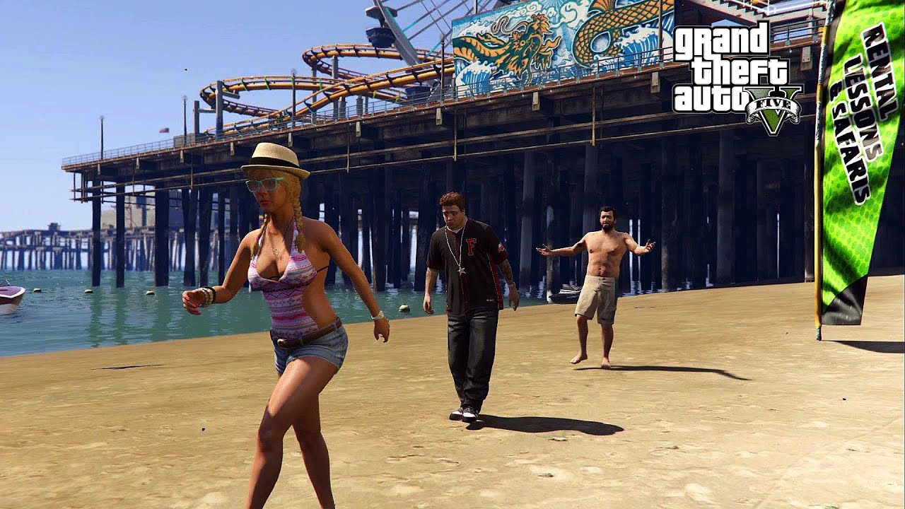 GTA V #9 GAROTINHA DO PAPAI (Gameplay Legendado em português PT-BR)