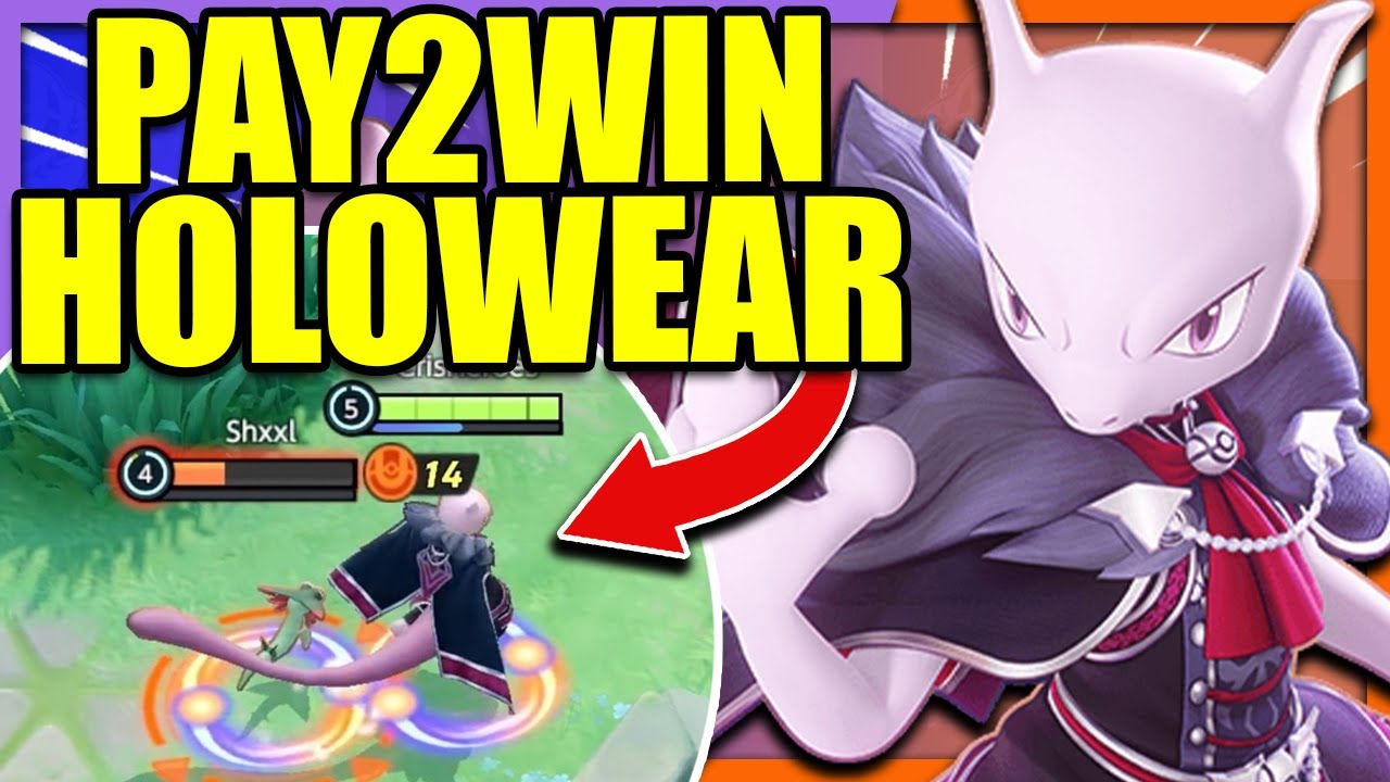 The Enemy Team stood no chance against the new MEWTWO X HOLOWEAR | Pokemon Unite