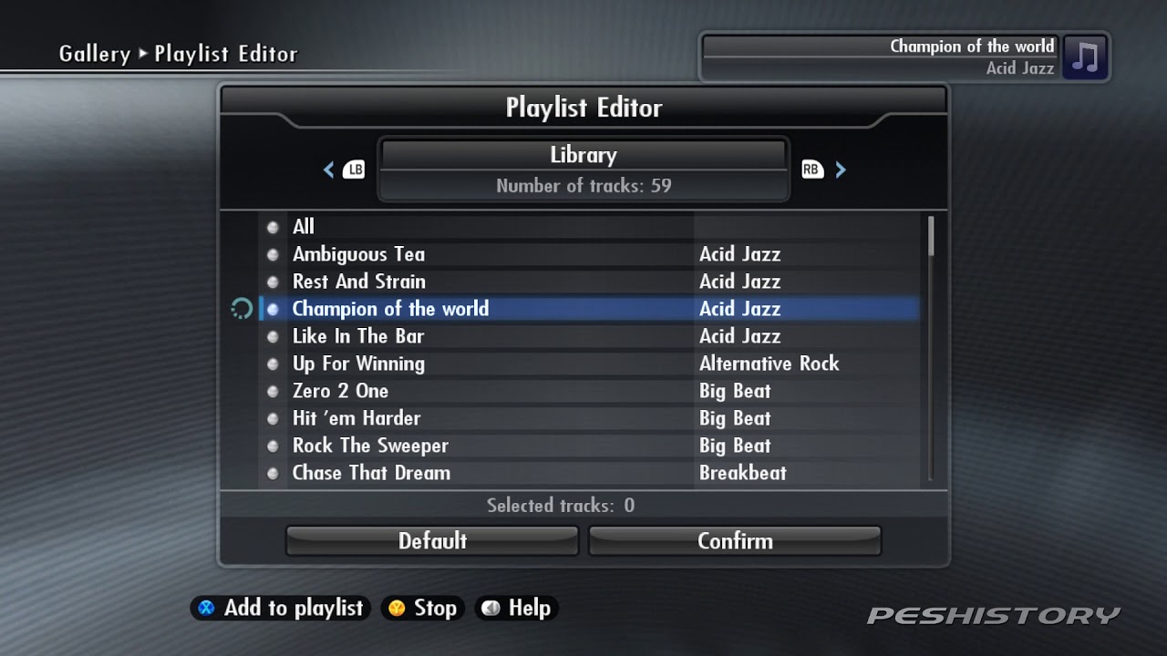 Pro Evolution Soccer 2008 (PES 2008) - Soundtrack - Champion of the world
