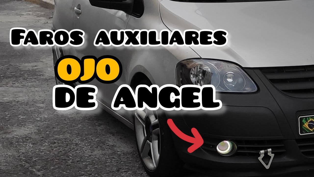 Faros auxiliares con ojo de angel y Lupas / Proyecto vw lupo