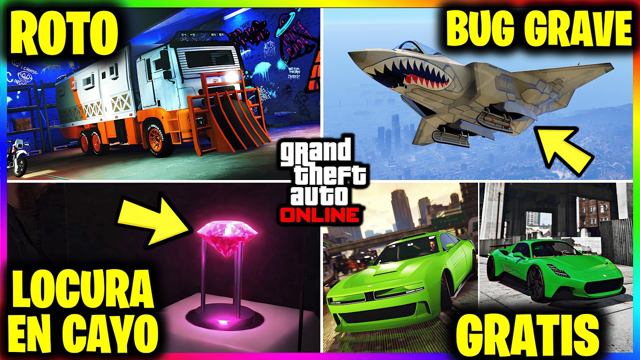 NUEVA ACTUALIZACION! CAYO PERICO ROTISIMO! BUG GRAVE! TODO ESTO GRATIS & Más! GTA Online