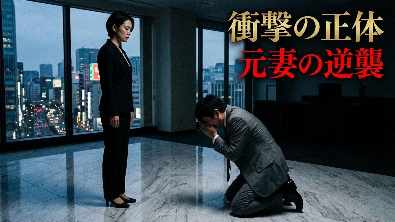 どん底の元妻を嘲笑した夫。高級車から降りた彼女の正体に絶望…