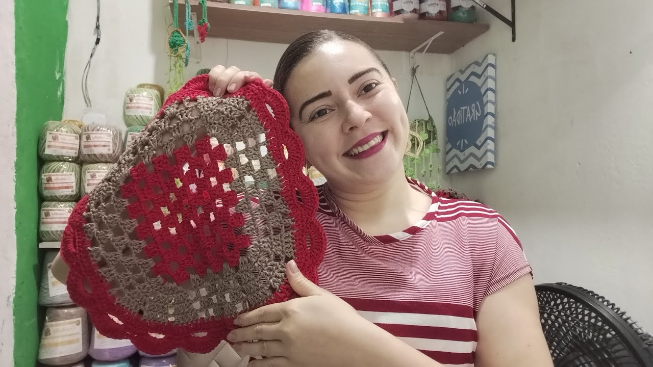 ⚡💣POR QUAL VALOR EU VENDO um Sousplat grande de crochê? 