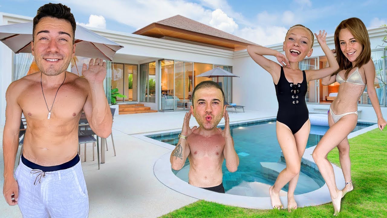 Enes Batur - L&Uuml;KS VİLLADA YOUTUBER EKİP TATİLİ 🏖️