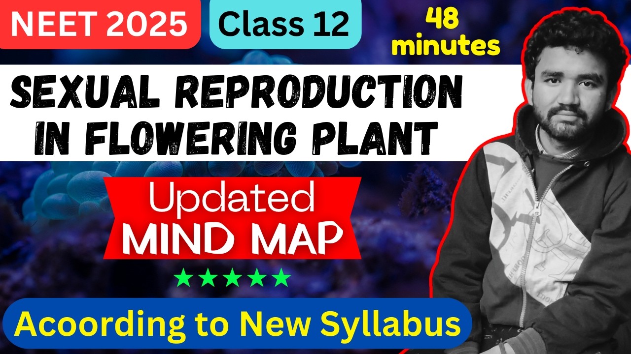 Updated Mind Map - Sexual Reproduction in Flowering Plants NEET Class 12 #neet