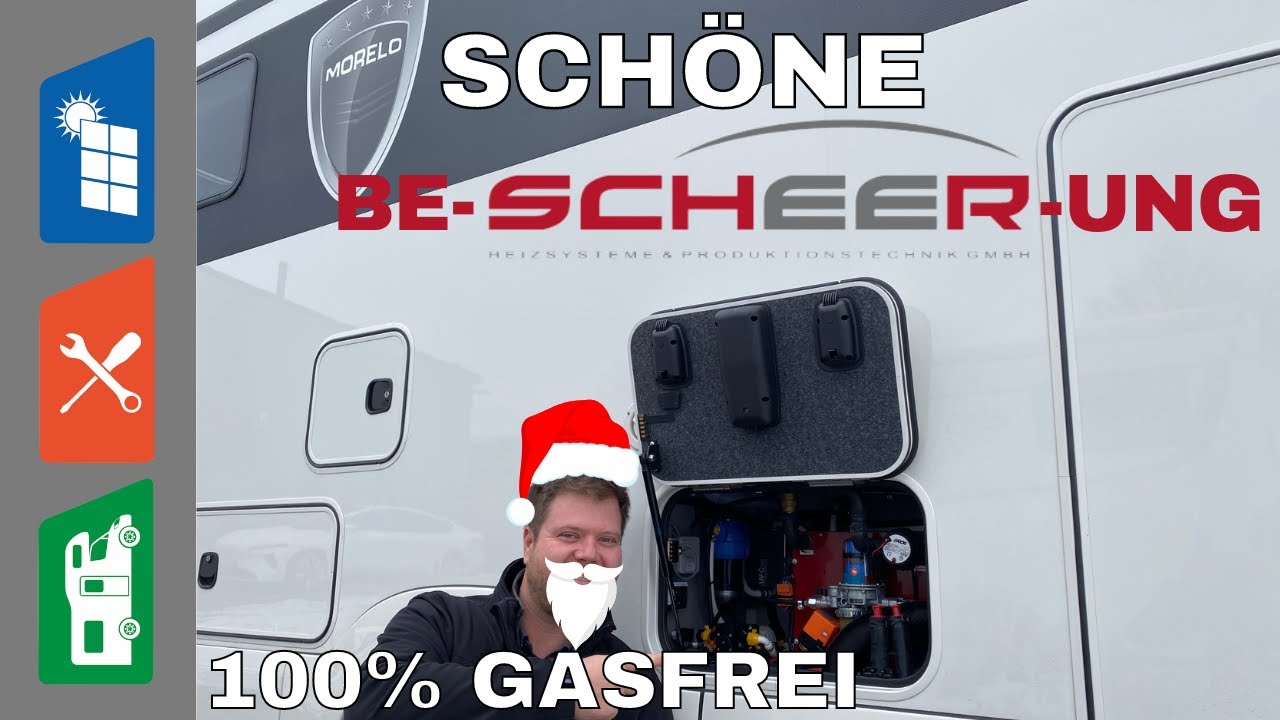 Eine schöne BeSCHEERung - 100% GASFREI im MORELO Loft Liner - Dieselheizung im Wohnmobil