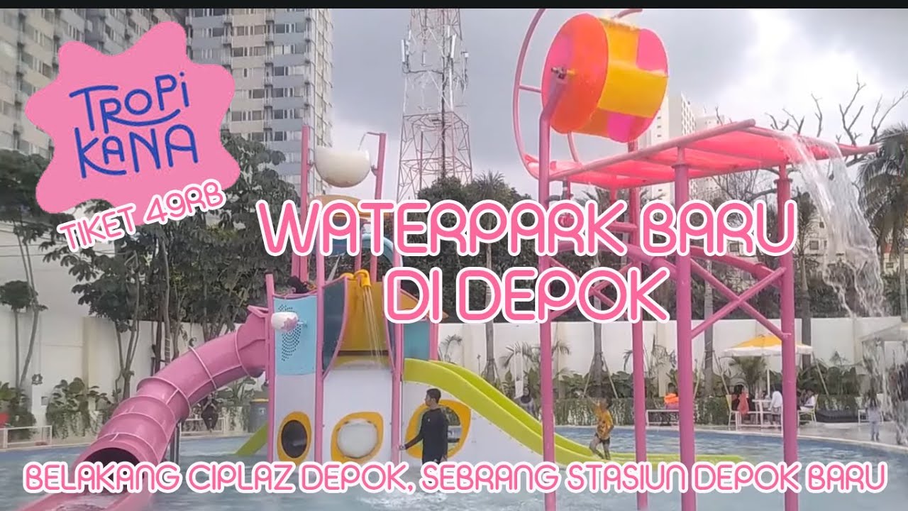 YUK KESINI ‼️ MAIN AIR DI TROPIKANA WATERPARK DEPOK || BARU BUKA AKHIR 2024 || LANGSUNG VIRAL NIH‼️