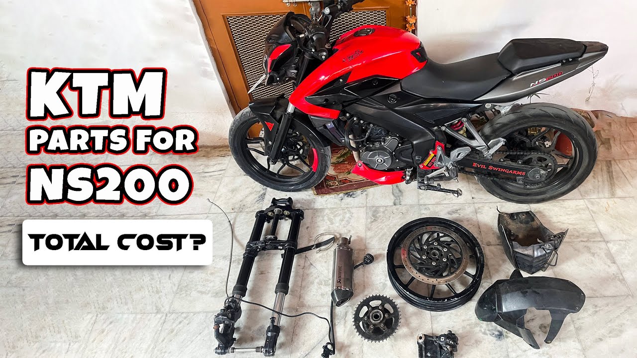 Unboxing KTM Power Parts For Ns200 | Project Dream Build - Part 2