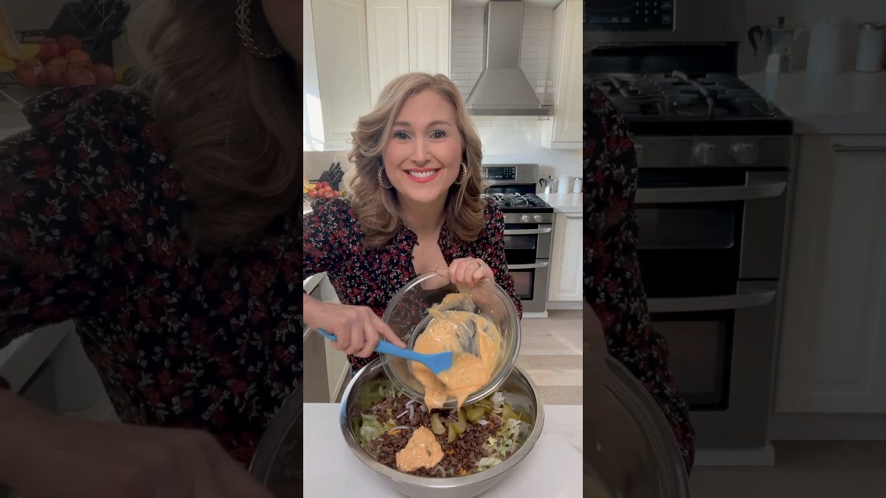 The Big Mac Salad #saladrecipe