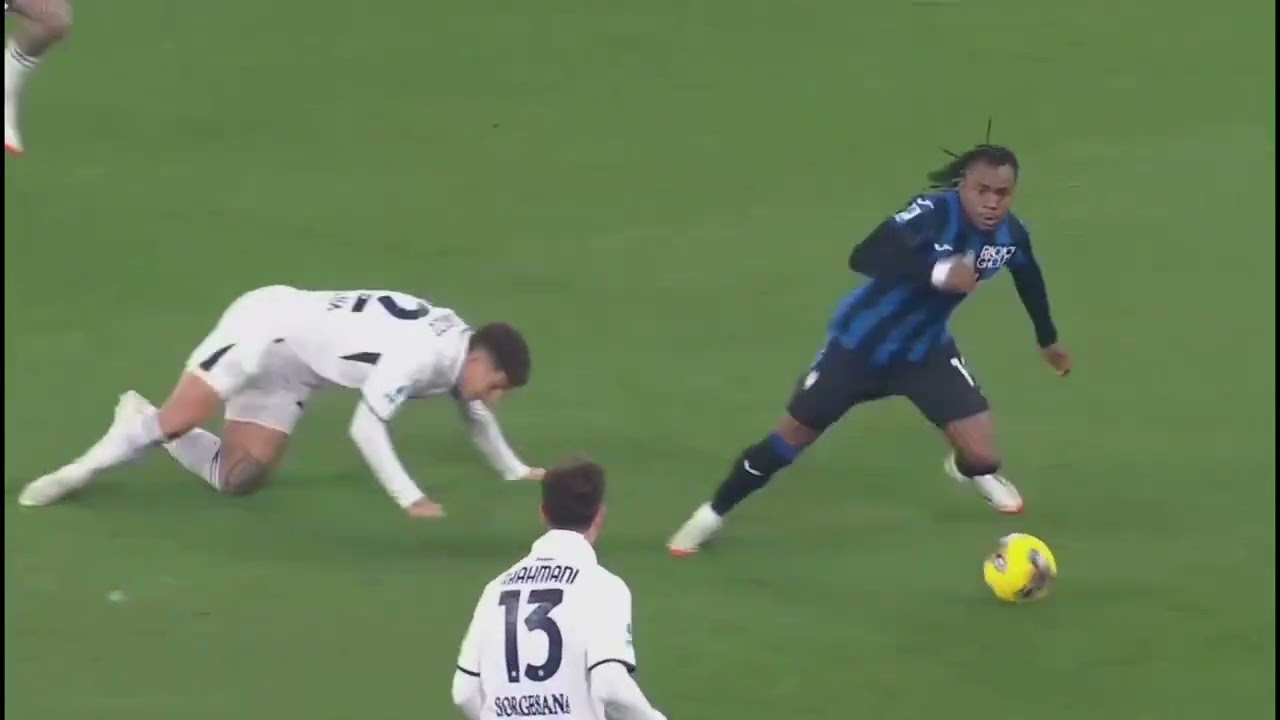 Atalanta 3-4-1-2 FW ⑪ ルックマン（Ademola Lookman） vs Napoli（後半）