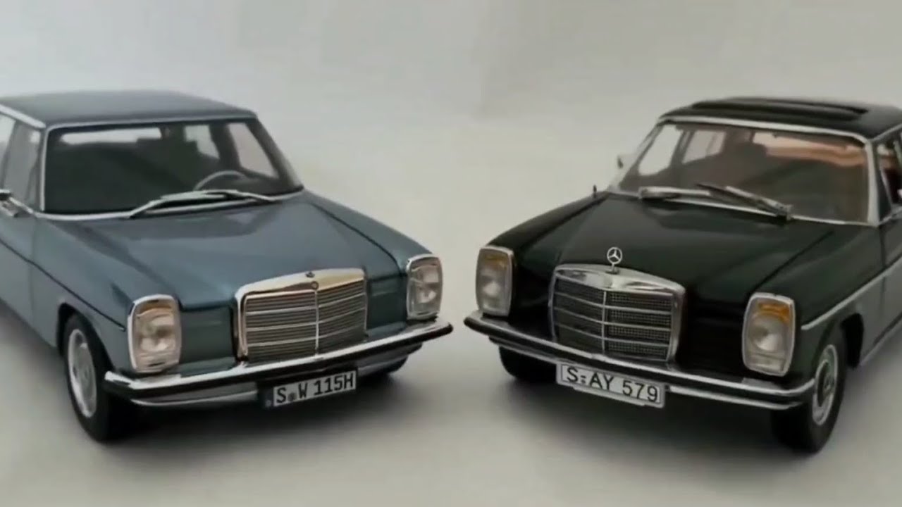 Rewiew and Compare 1:18 Norev Diecast Mercedes 200 vs 1:18 Sunstar Diecast Mercedes 220 W114/115