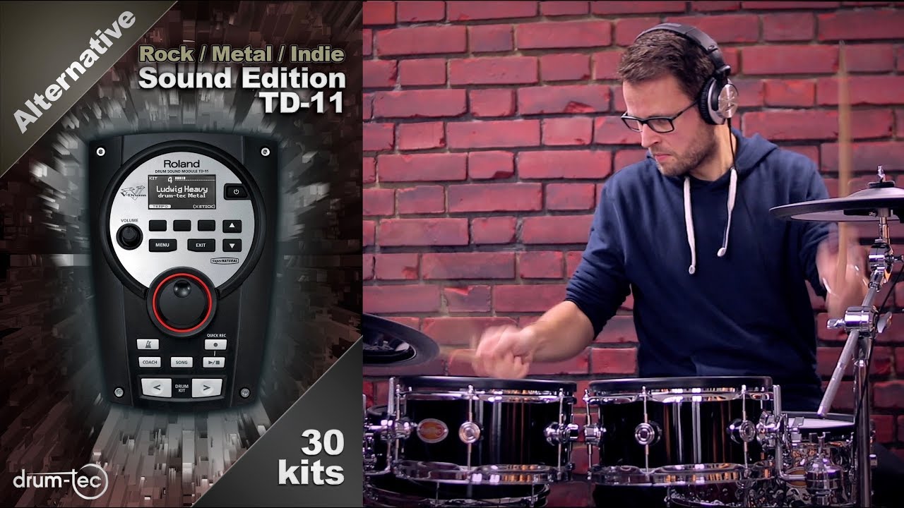 Roland TD-11 Alternative Rock / Metal / Indie Sound Edition by drum-tec