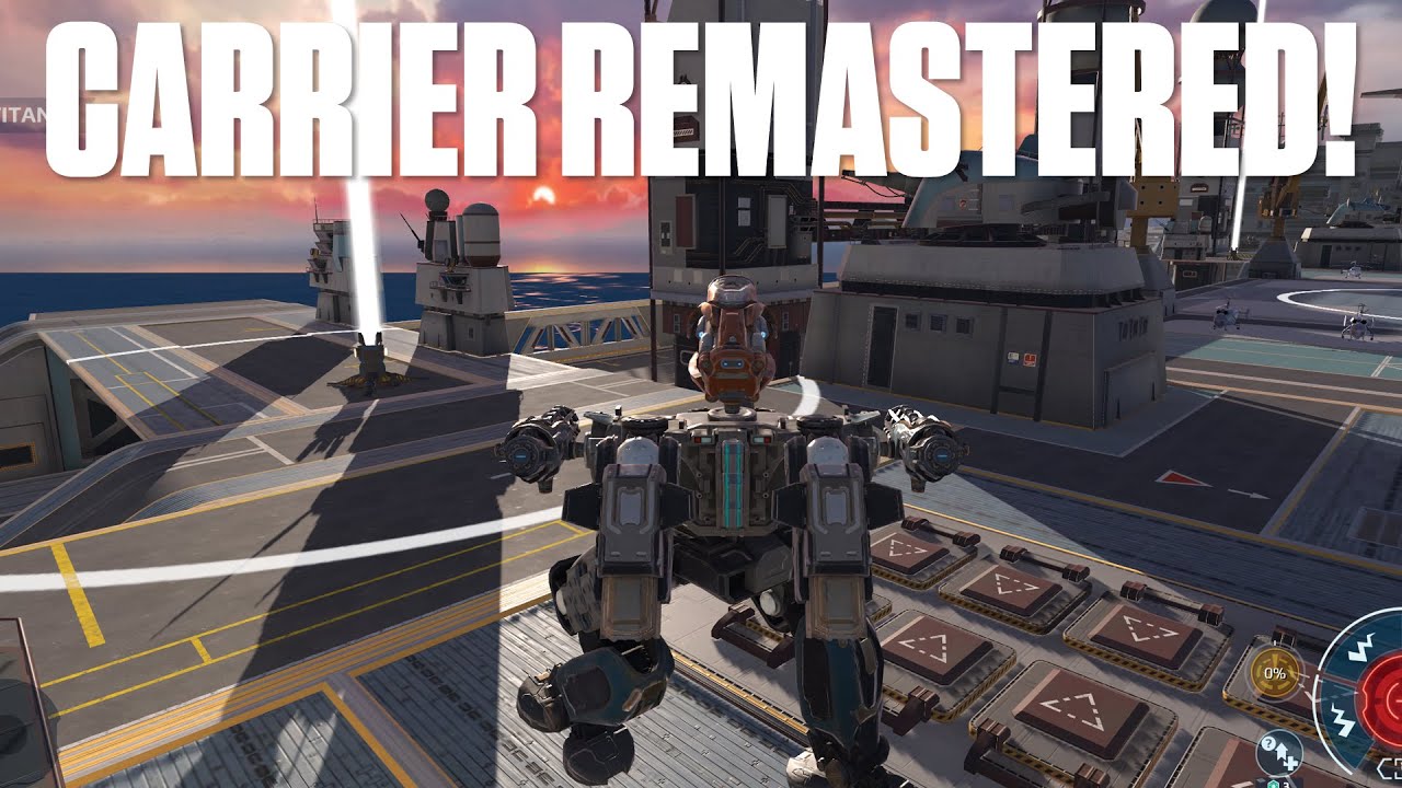 Carrier Map Remastered&hellip; AGAIN! War Robots Test Server Gameplay