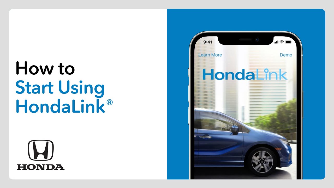 How to Start Using HondaLink