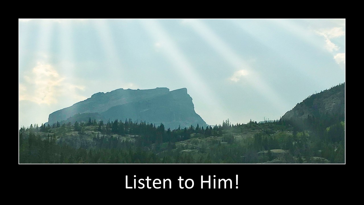 Listen to Him! // 02.15.2026  9am Contemporary Worship //