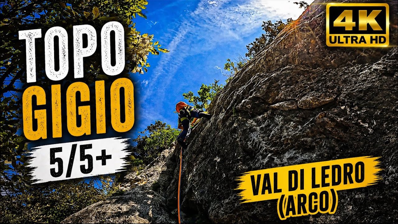Topo Gigio (5+) 🇮🇹- Gut abgesicherte Plaisirkletterei mit geringen Schwierigkeiten.