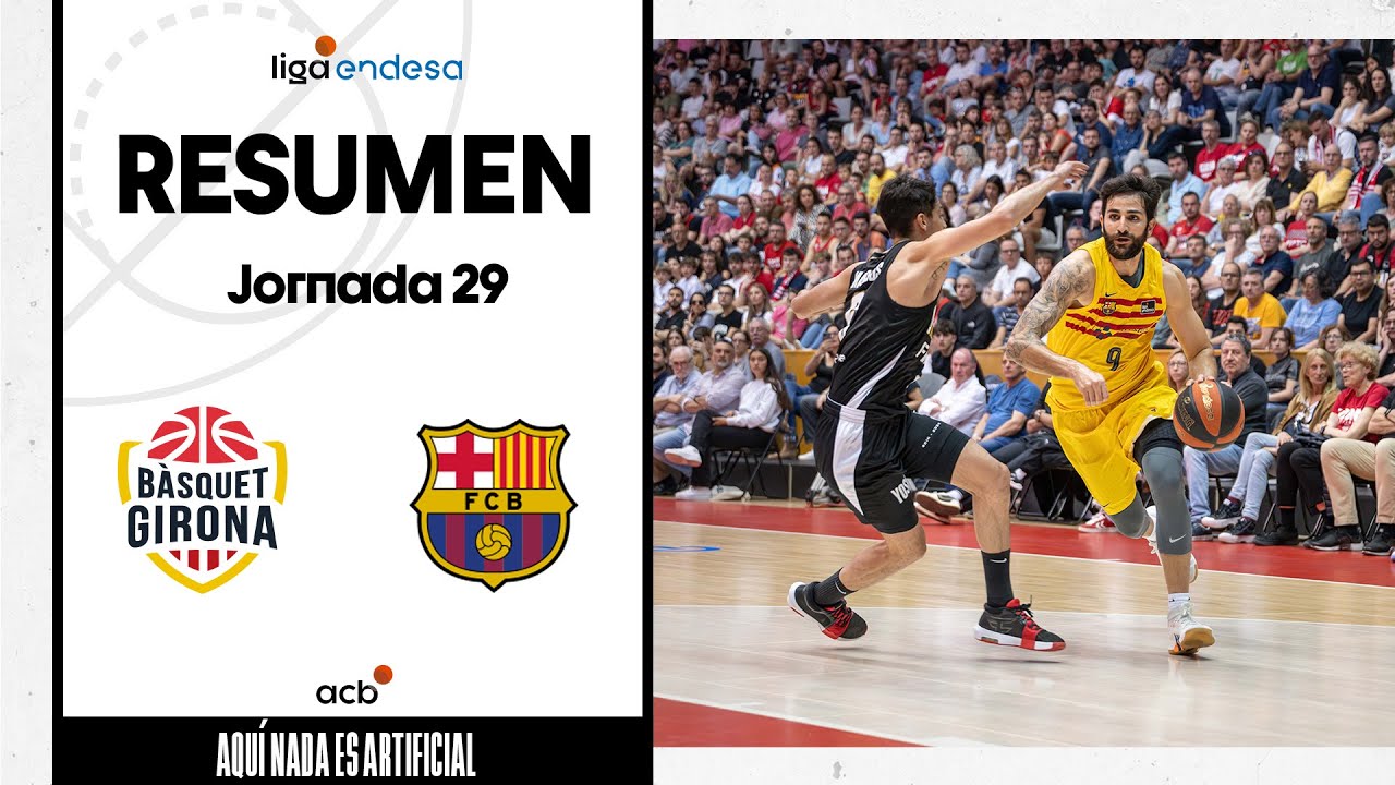 Bàsquet Girona - Barça (75-81) RESUMEN | Liga Regular 2023-24
