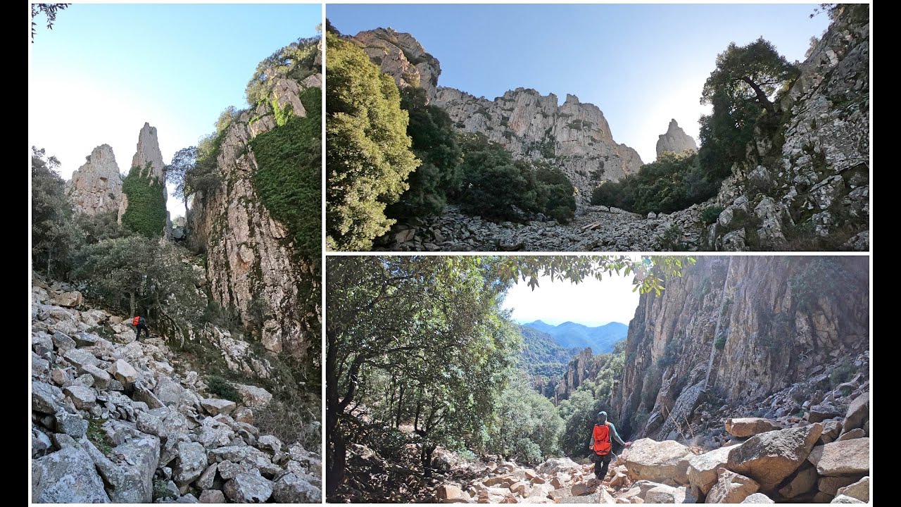Punta Magusu - Canale Begascusi e Utturus de Magusu (Monte Linas/Villacidro - Sardinia)