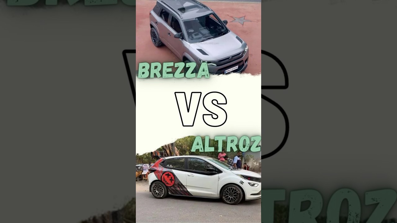 Brezza VS Altroz X Pittal PS polist 🚘🚩 #brezza #altroz #pittal #haryana #jatt #jaat