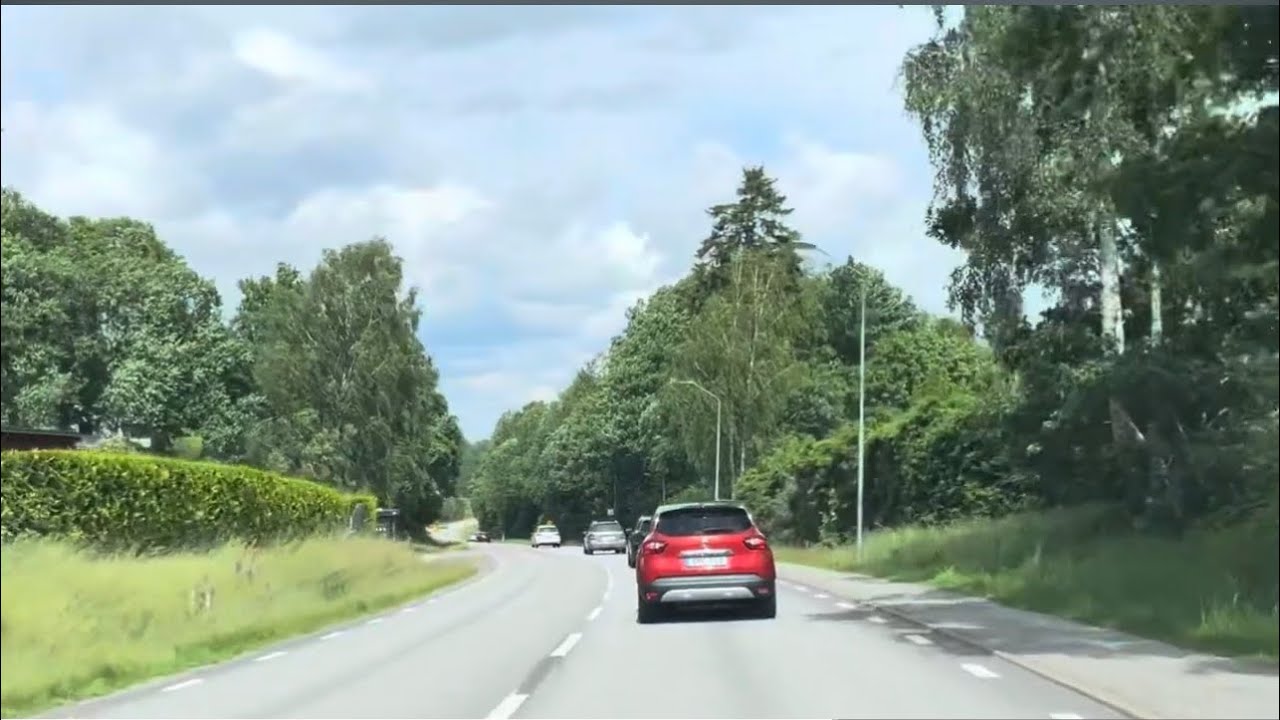 DRIVING MY CAR FROM GÖTEBORG TO SOLLEBRUNN, EXPLORING SWEDEN