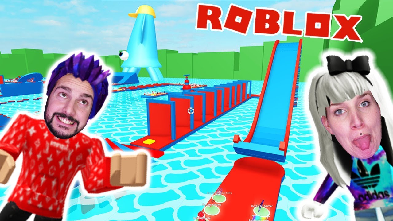 Roblox: AUS WASSERPARK ENTKOMMEN! KAAN & NINA IM XXL SCHWIMMBAD! Escape Waterpark Obby Deutsch