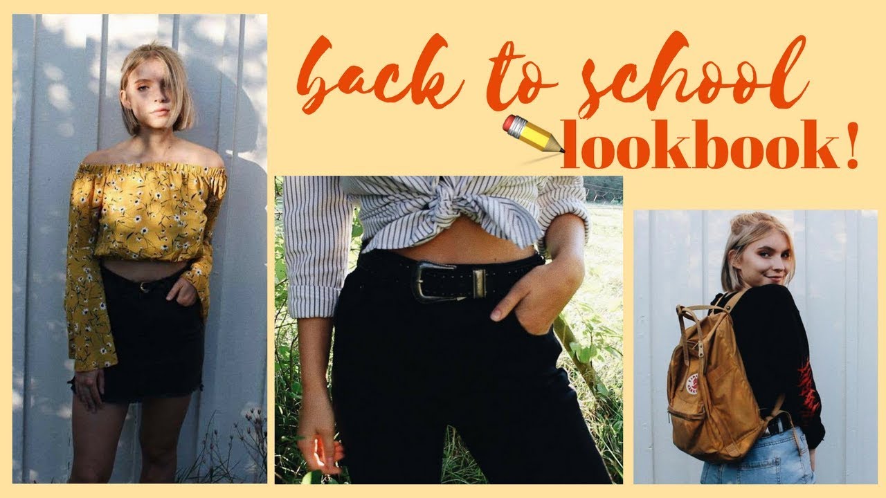 BACK TO SCHOOL OUTFIT IDEAS | 5 Outfits for school 2017-2018 // Rebecca Ellie