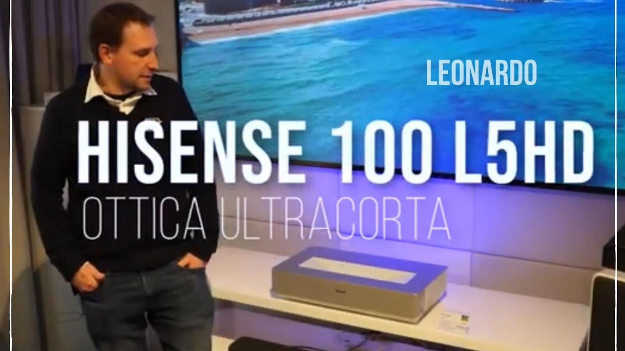 Hisense 100L5HD - Proiettore ad Ottica Ultracorta