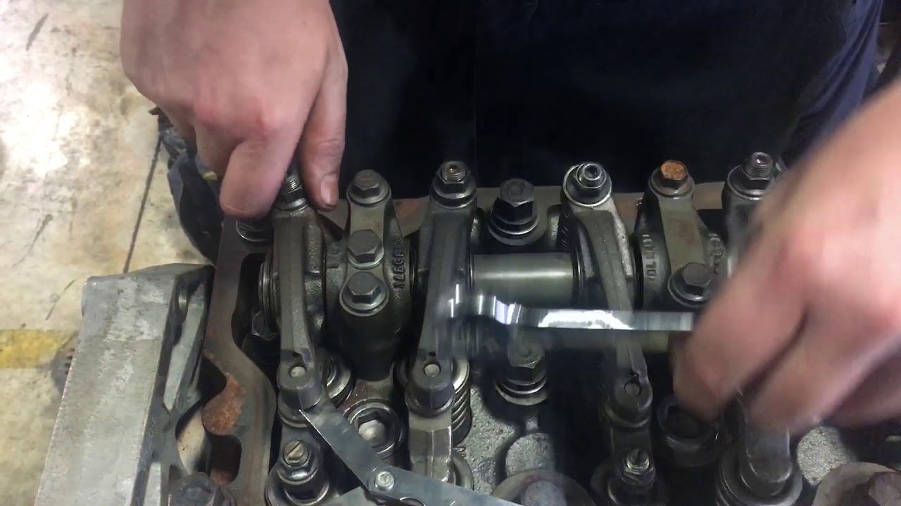 Valve adjustment