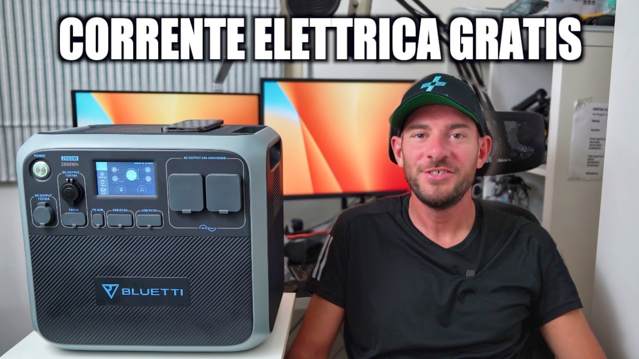 ENERGIA GRATIS che arriva a 5KW ! con BLUETTI AC200P si pu&ograve; !