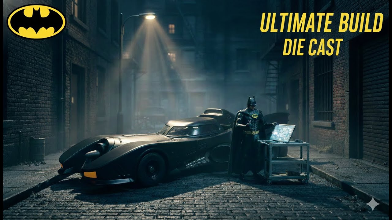 Assembling the Most Iconic Batmobile Ever: 1989 Die-Cast Build
