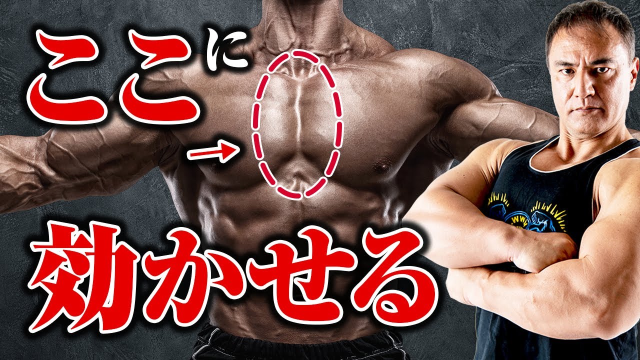 【筋トレ】なかなか効かせにくい！大胸筋を大きく見せるために内側に効かせる秘訣をお伝えします