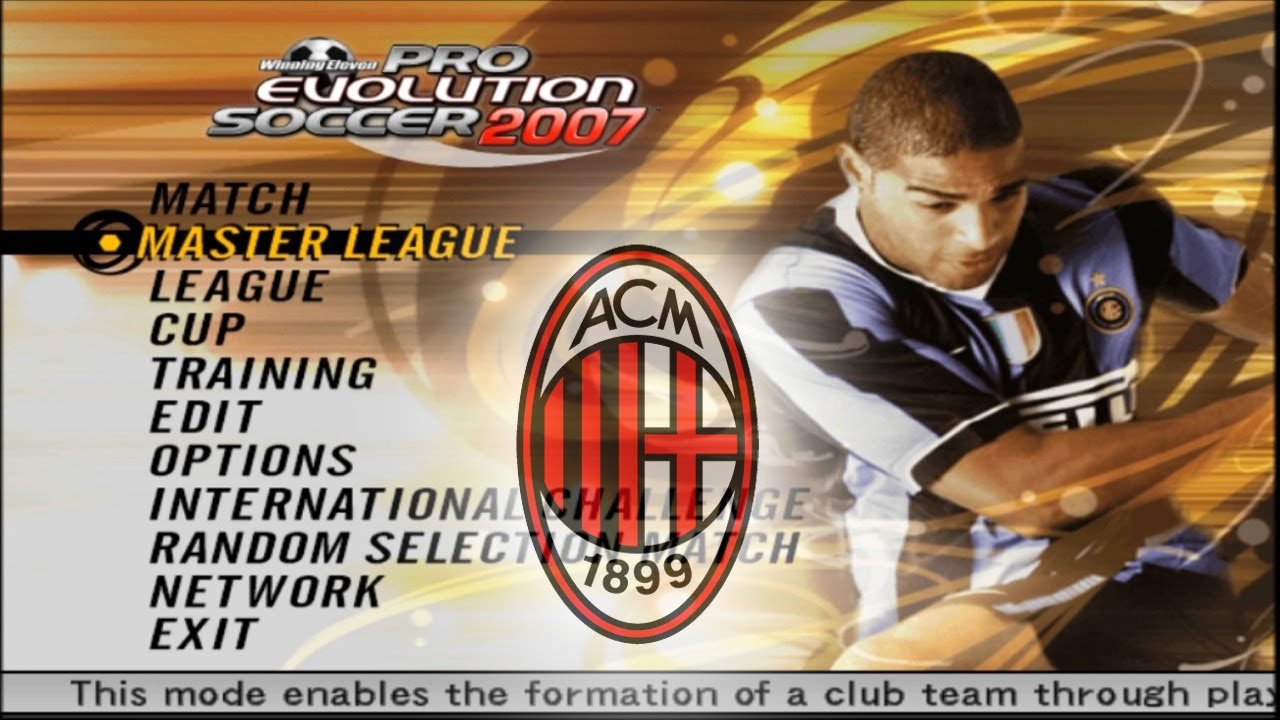 PES 6 - LIGA MASTER con el AC Milan, recordando viejos tiempos (PES 2007)