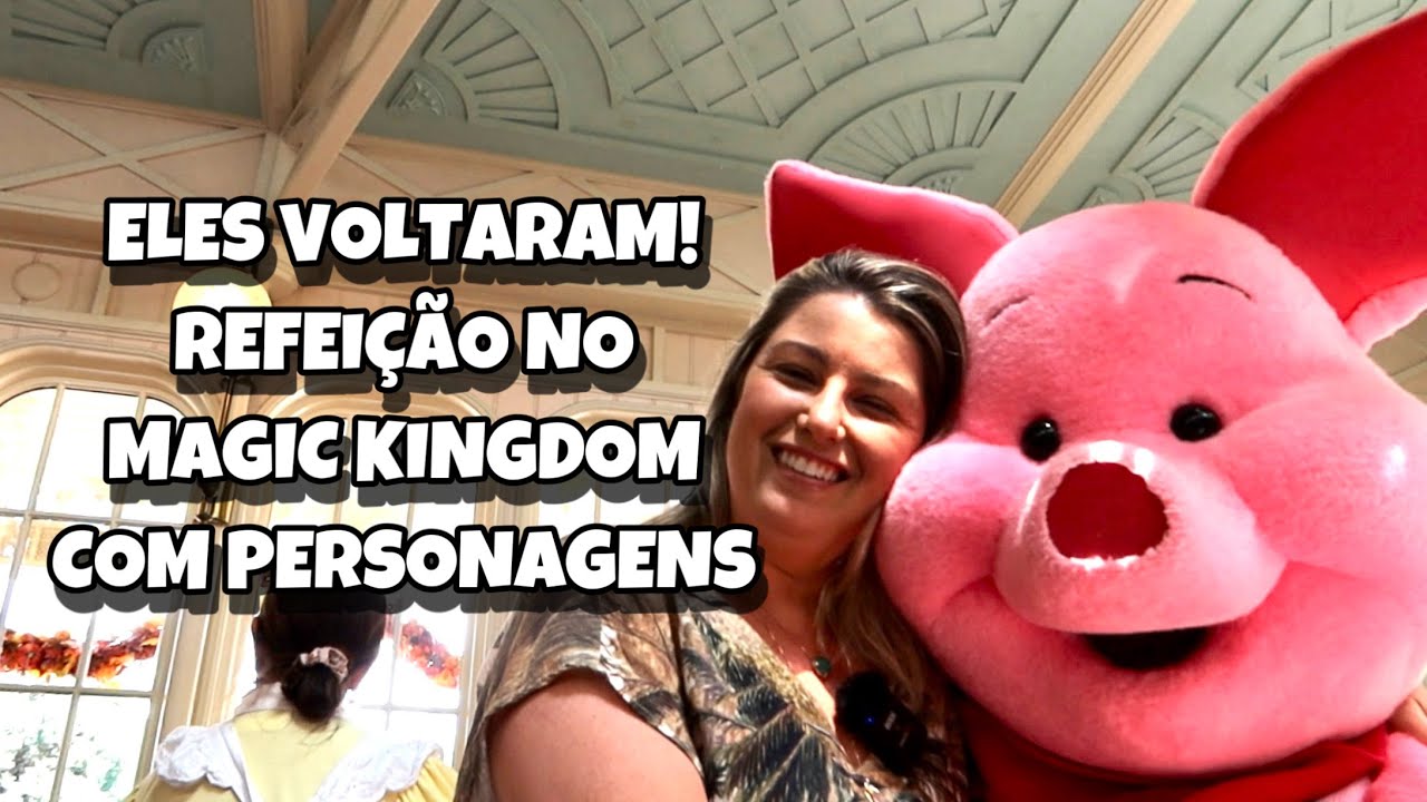 ELES VOLTARAM! ALMOÇO COM PERSONAGENS NO CRYSTAL PALACE