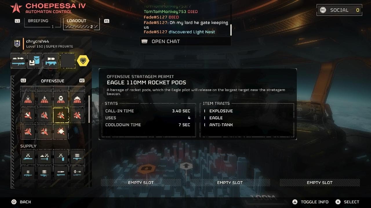 Buffed grenade launcher vs solo war strider seed