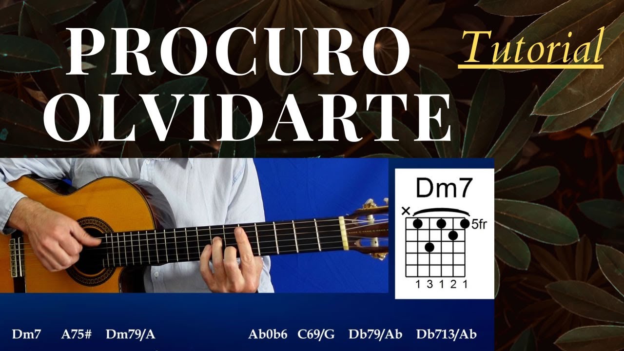 💔 Tutorial PROCURO OLVIDARTE Guitarra  🎸 Como tocar 🎵 Acordes, Ritmos