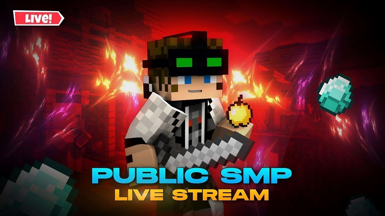 🔴 Minecraft public smp live 🔴