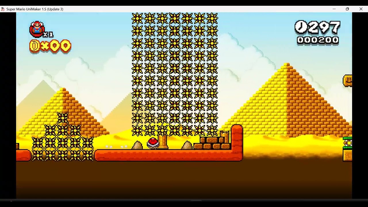 مرحله من تصميمي||super mario unimaker