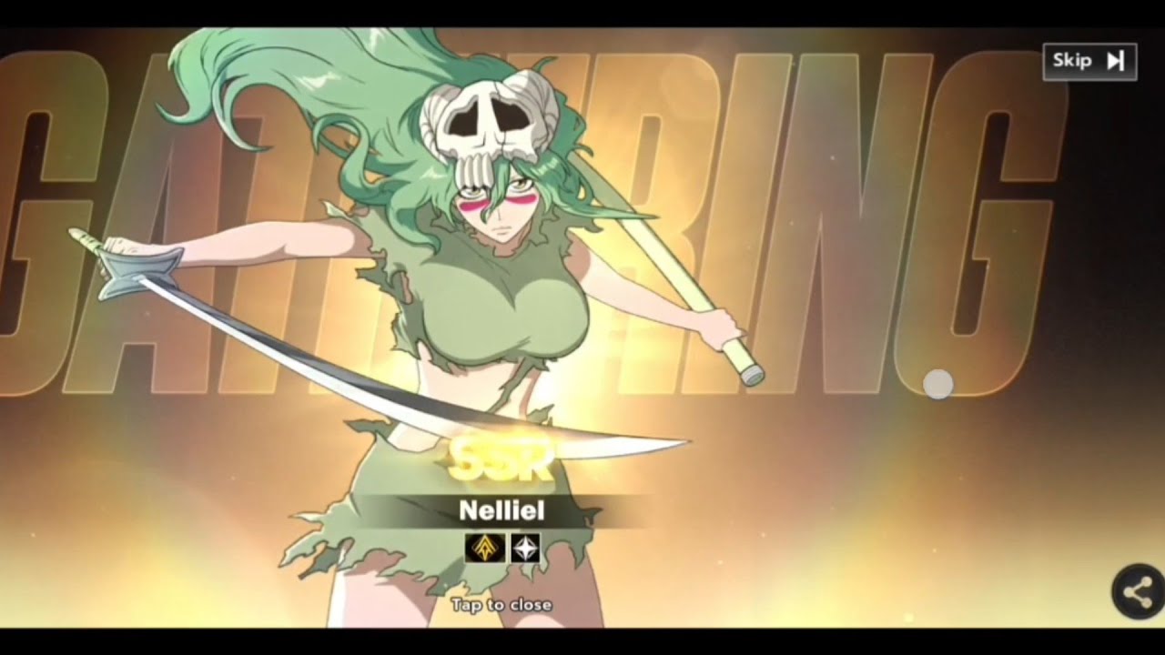 Bleach Soul Resonance - nelliel summon and gameplay