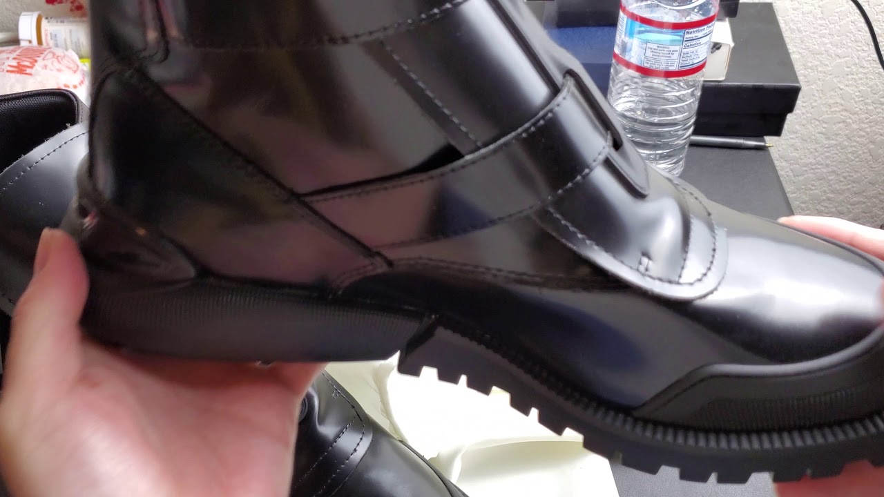 Christian DIOR Black Calf Skin Boots