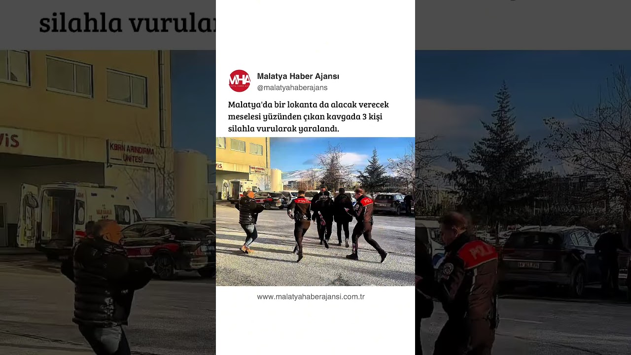 Malatya&rsquo;da lokantada hesaplaşma hastanede sona erdi.. #malatya #shortsfeed #short #g&uuml;ndem