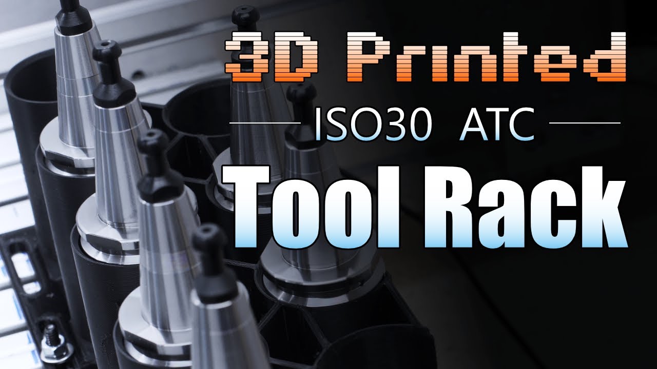 Стойка для инструментов, напечатанная на 3D-принтере, для моего шпинделя ISO30 ATC