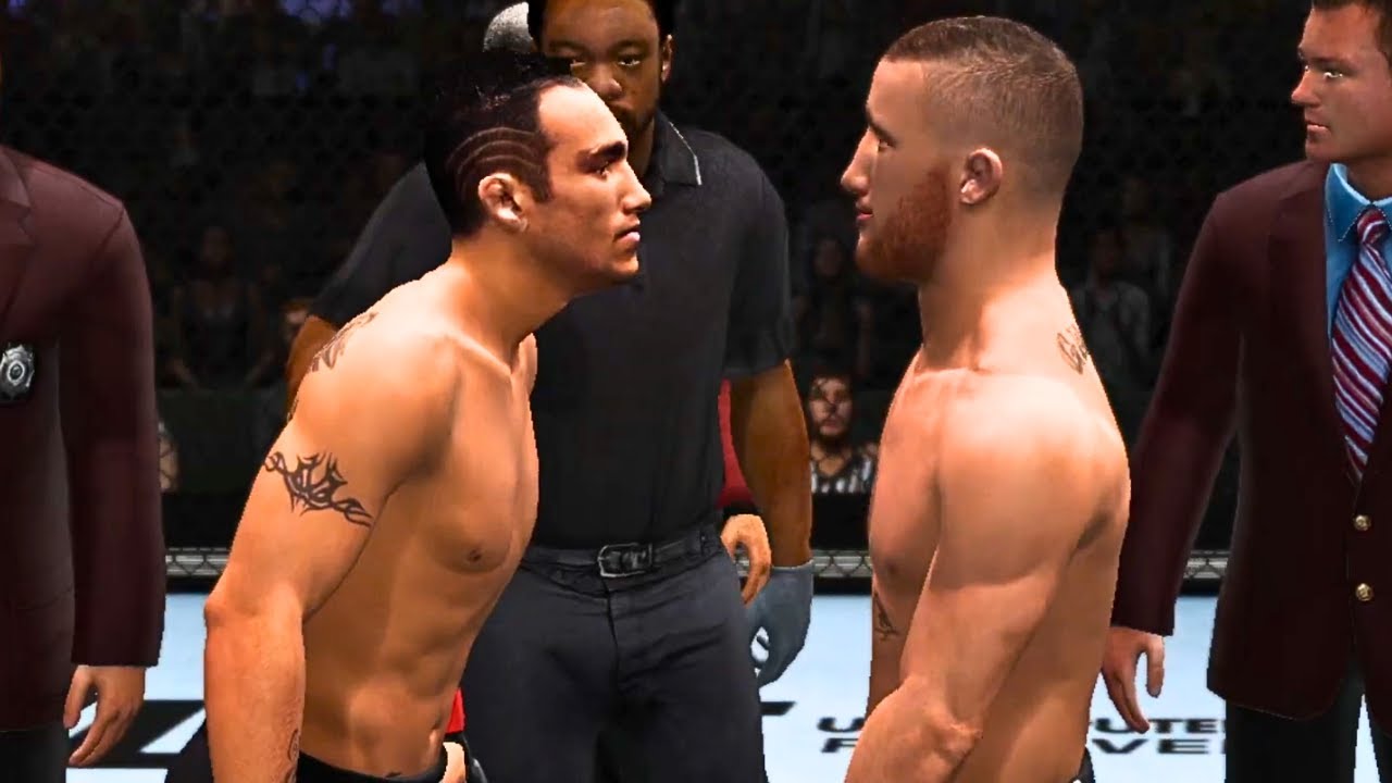 Tony Ferguson vs Justin Gaethje FULL FIGHT | UFC Undisputed Forever AI Simulation Gameplay