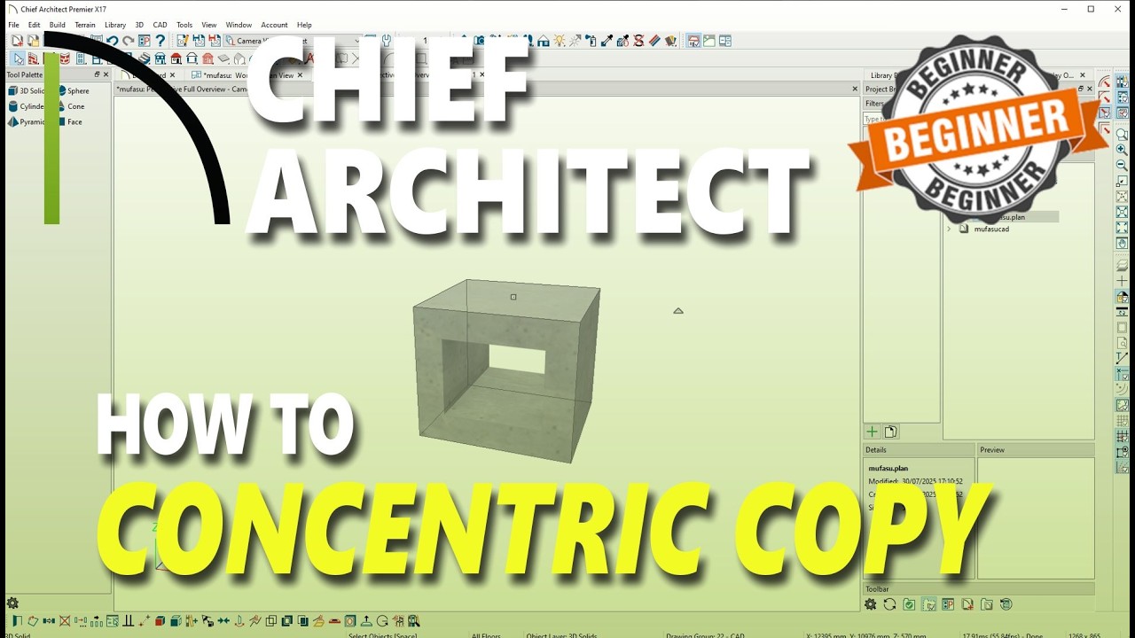 Chief Architect How To Concentric Copy