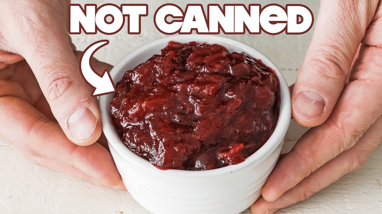 Homemade Cranberry Sauce Recipe