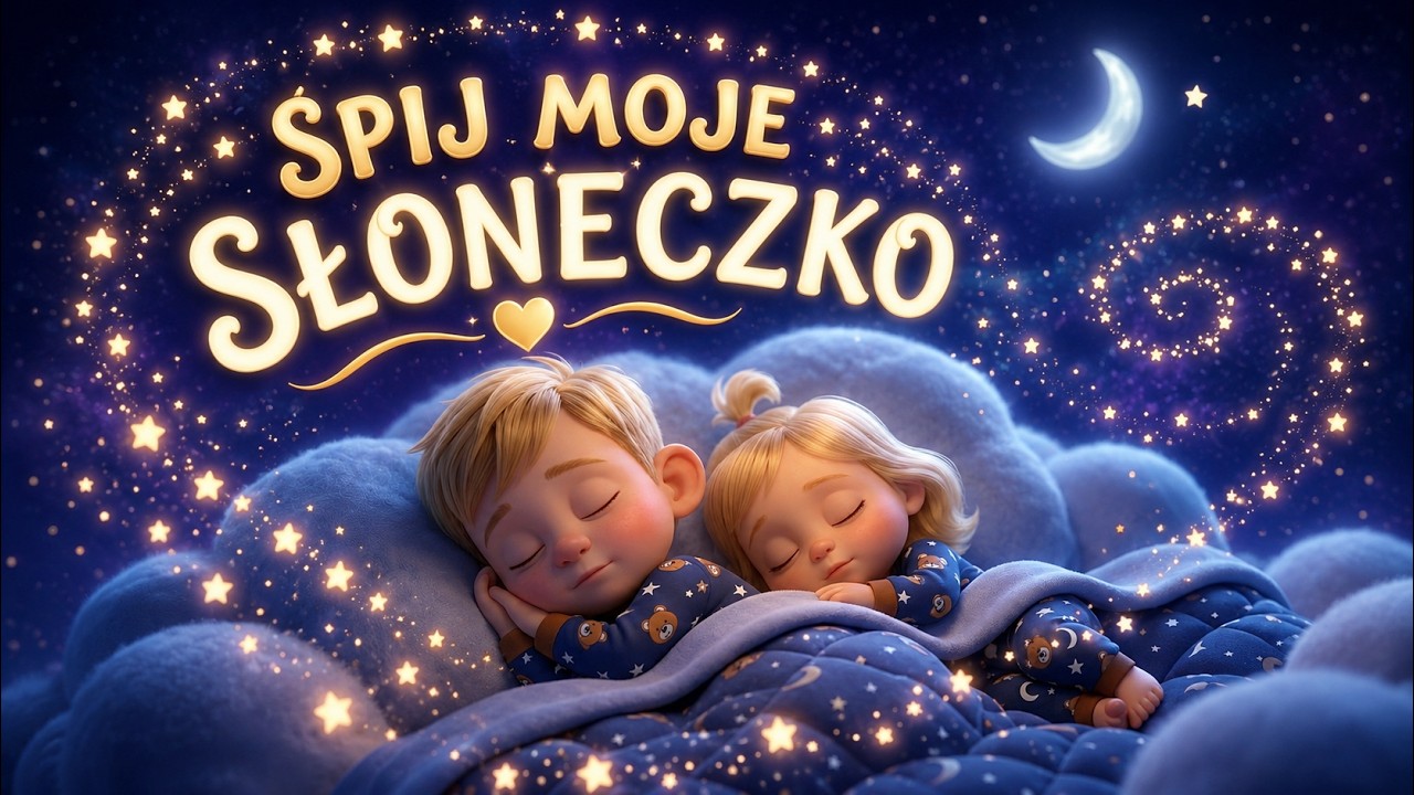 🎵 ŚPIJ MOJE SŁONECZKO 🌙 Najpiękniejsza kołysanka dla dzieci do snu