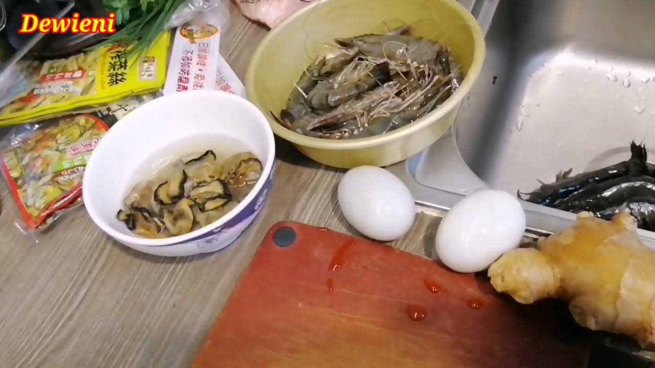 bubur udang || menu harian